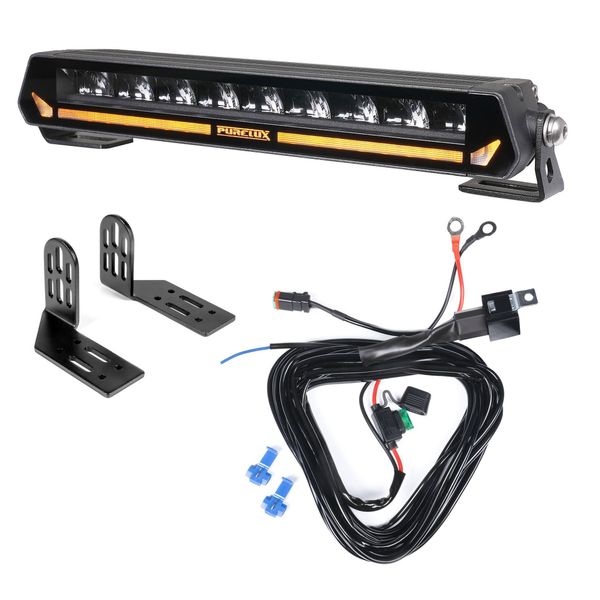 Extraljus PURELUX Panther Aero S300 - Rak / 30 cm / 85W, 1 st - Komplett paket (sidomontering)