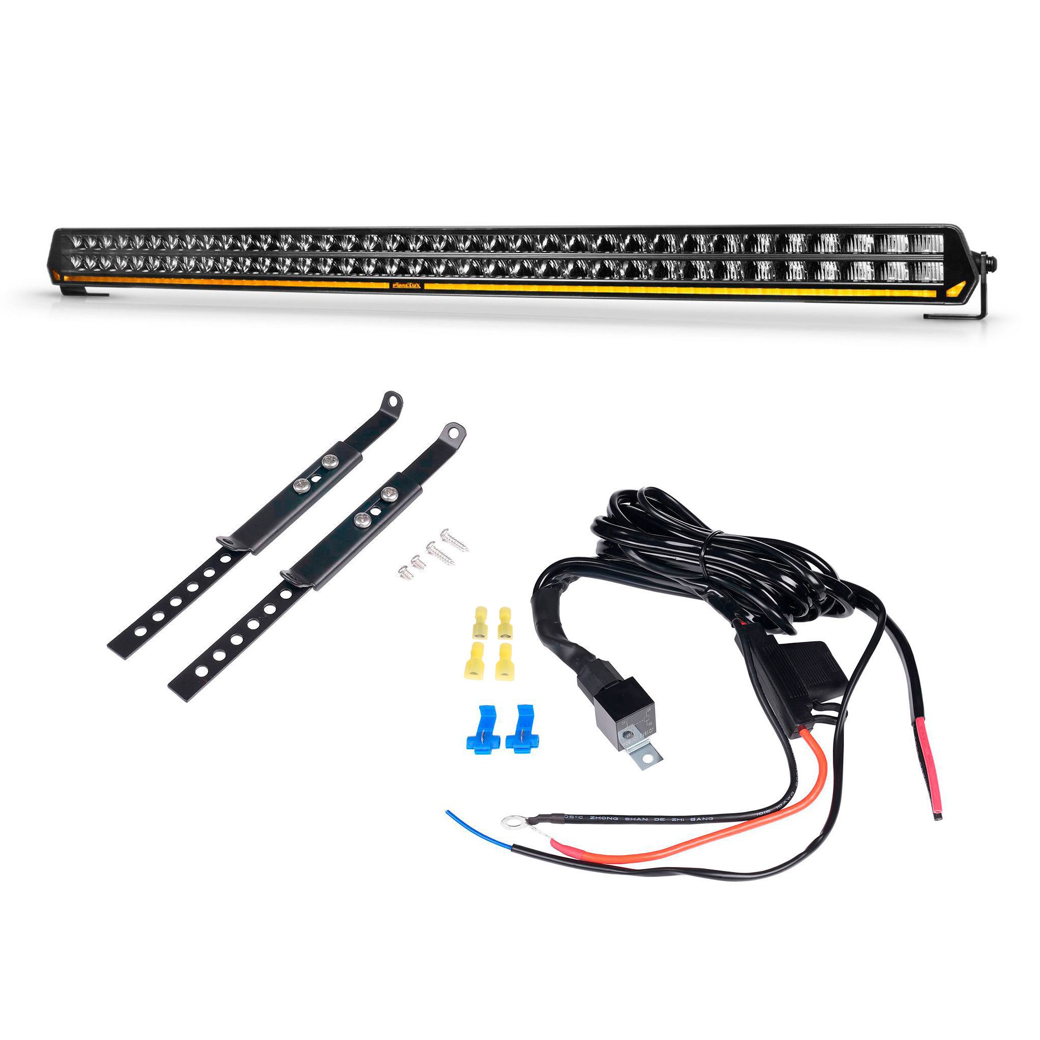 Led bar Purelux Panther C1050 - Curved / 103 cm / 432W / Ref. 50, Light + Wiring harness afbeelding