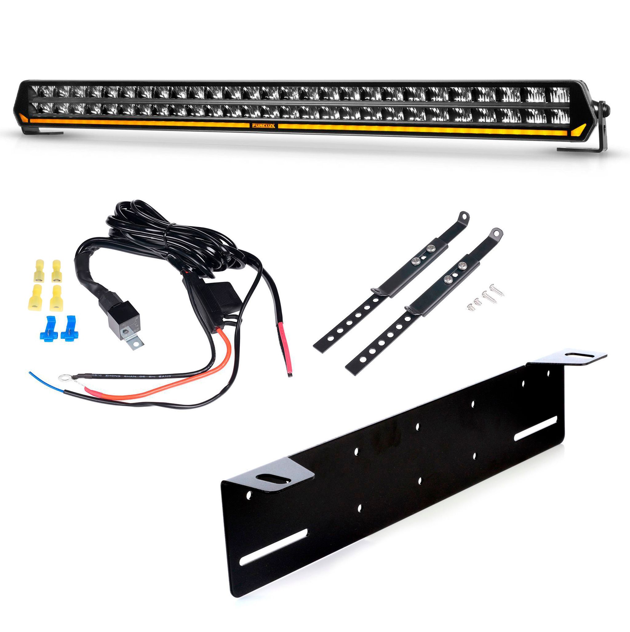 Led bar Purelux Panther Flash S800 - Straight / 78 cm / 324W / Ref. 50, 1 pc - Complete set afbeelding