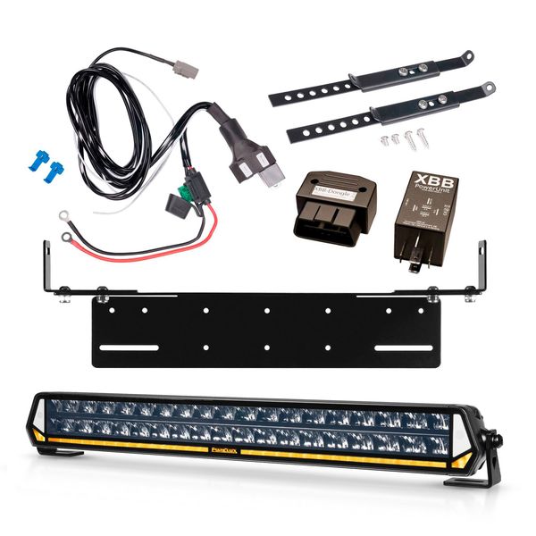 Led bar Purelux Panther Heat S540 - Straight / 55 cm / 260W / Ref. 30, 1 pc - Complete set with flush mounting bracket + XBB Dongle&PowerUnit connection relay afbeelding 1