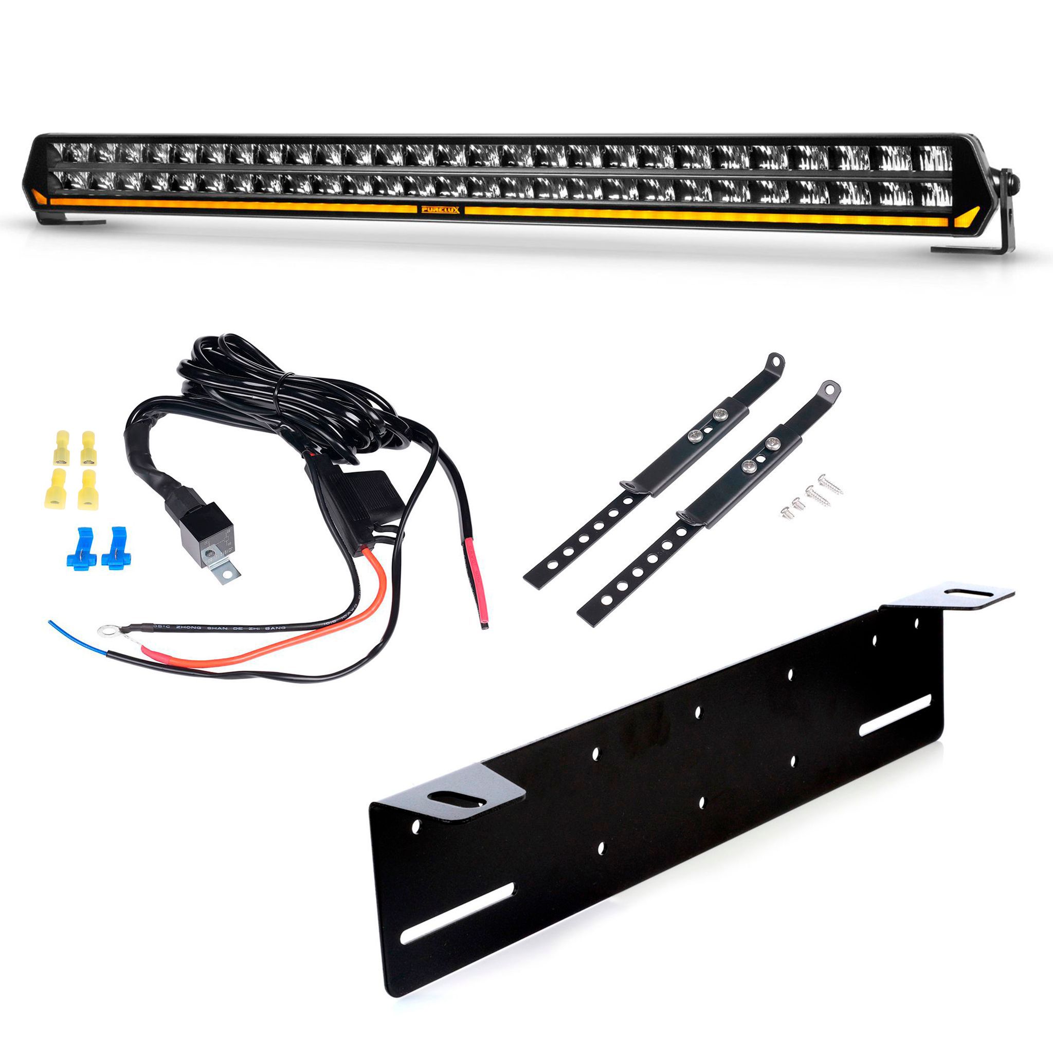 Led bar Purelux Panther S800 Gen3 - Straight / 78 cm / 324W / Ref. 50, 1 pc - Complete set afbeelding