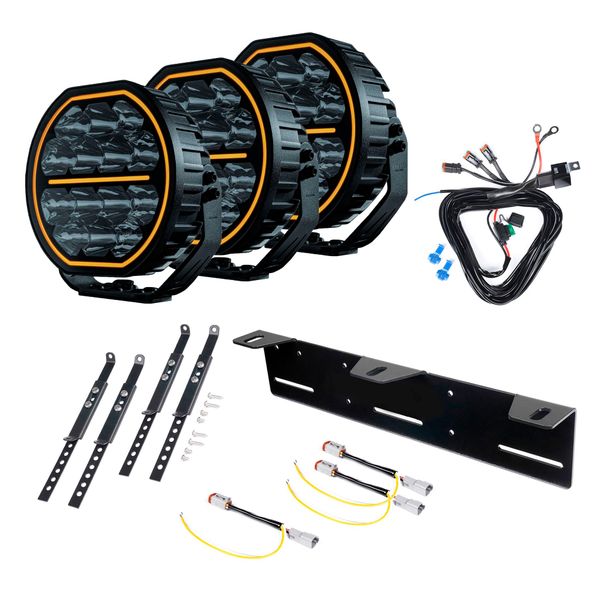 Auxiliary light Strands Big Energy 7 - Round / 18 cm / 70W / Ref. 50, 3 pcs - Complete set afbeelding