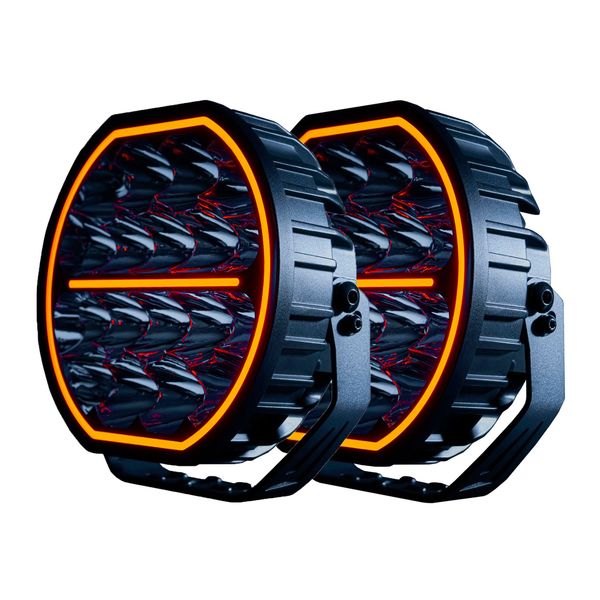 Auxiliary light Strands Big Energy 9 EB - Round / 22 cm / 126W / Off-road, 2 pcs afbeelding 1