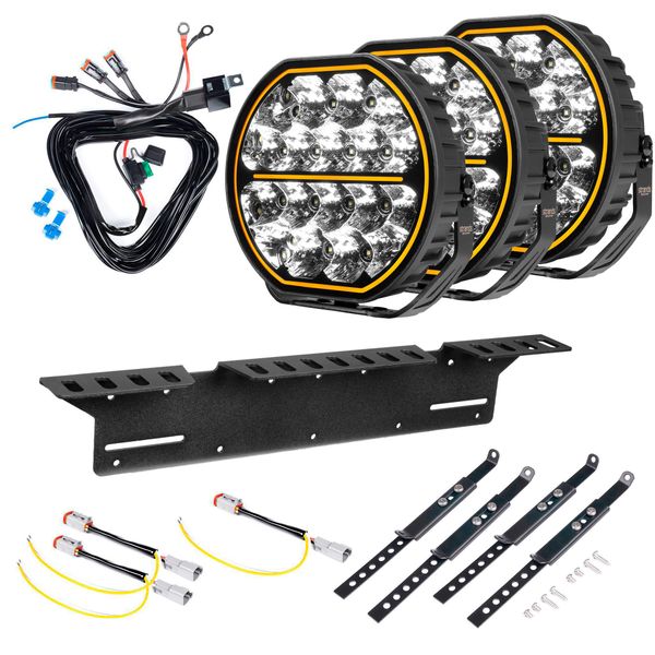 Auxiliary light Strands Big Energy 9 - Round / 22 cm / 126W / Ref. 50, 3 pcs - Complete set afbeelding 1