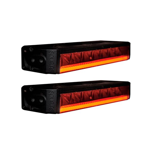 Led bar Strands Firefly 10 - Straight / 28 cm / 75W / Ref. 25, 2 pcs afbeelding