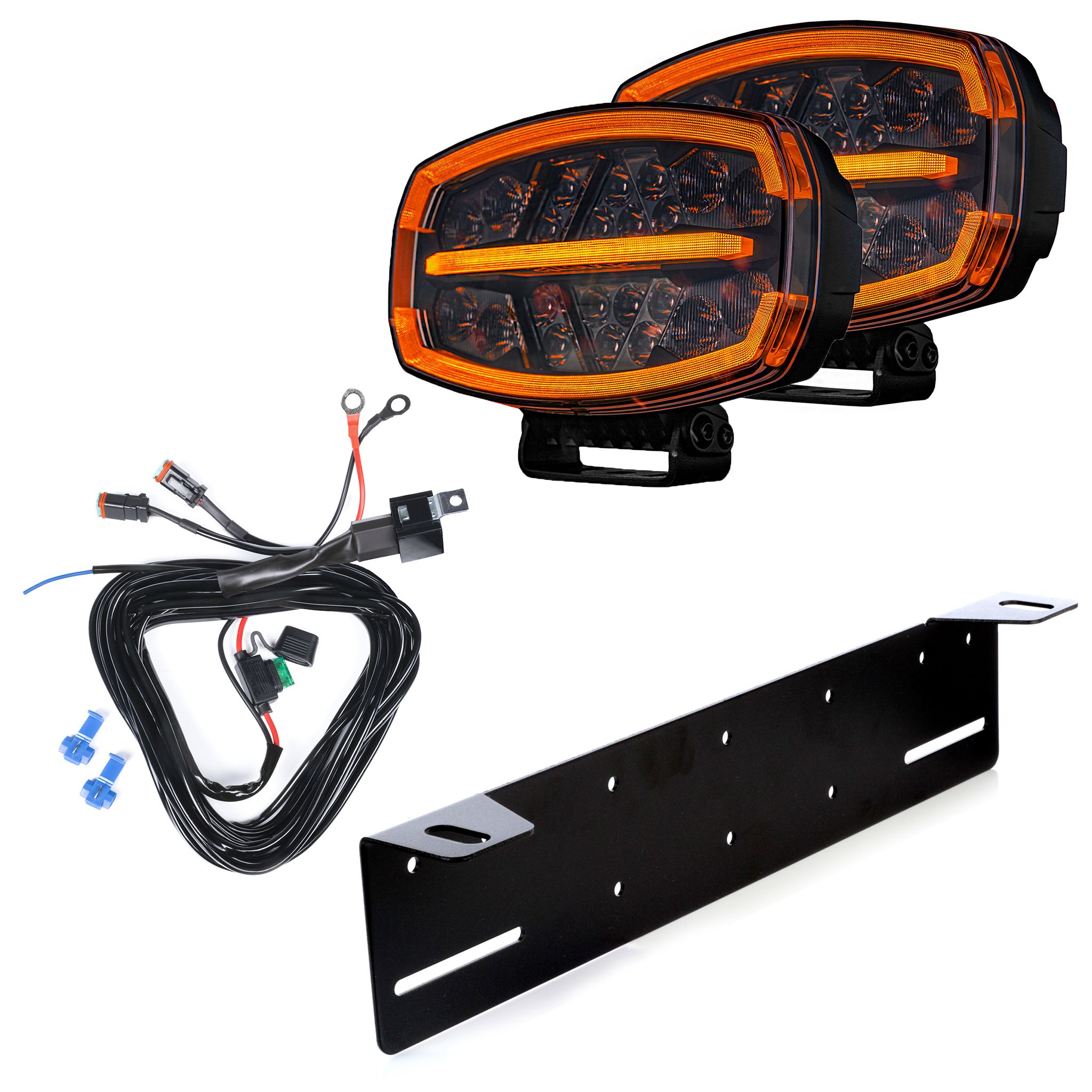 Auxiliary light Strands Firefly One - Rectangle / 25 cm / 150W / Ref. 45, 2 pcs - Complete set afbeelding