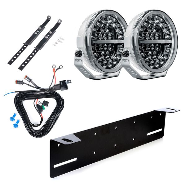 Auxiliary light Strands Firefly Professional White 9 - Round / 22 cm / 141W / Ref. 50, 2 pcs - Complete set afbeelding 1