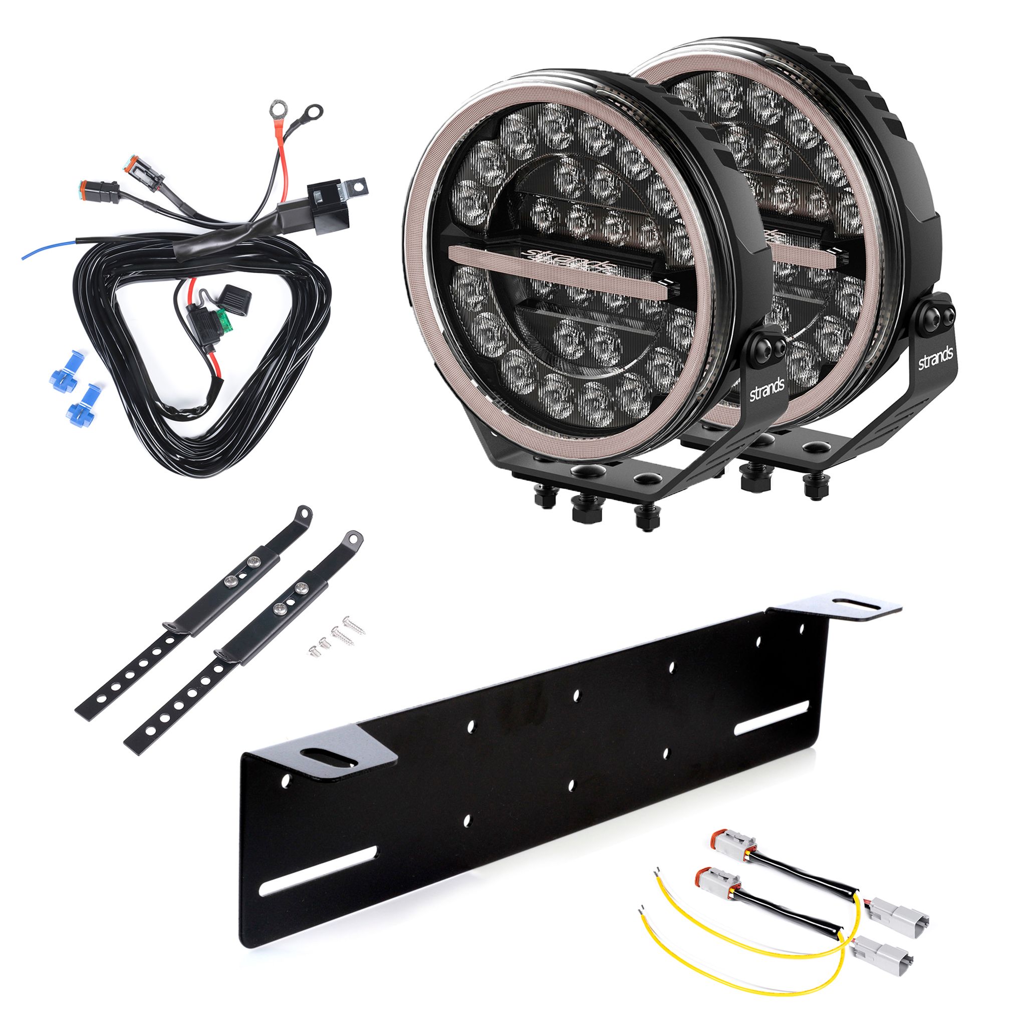 Auxiliary light Strands Firefly 9 - Round / 22 cm / 141W / Ref. 50, 2 pcs - Complete set afbeelding