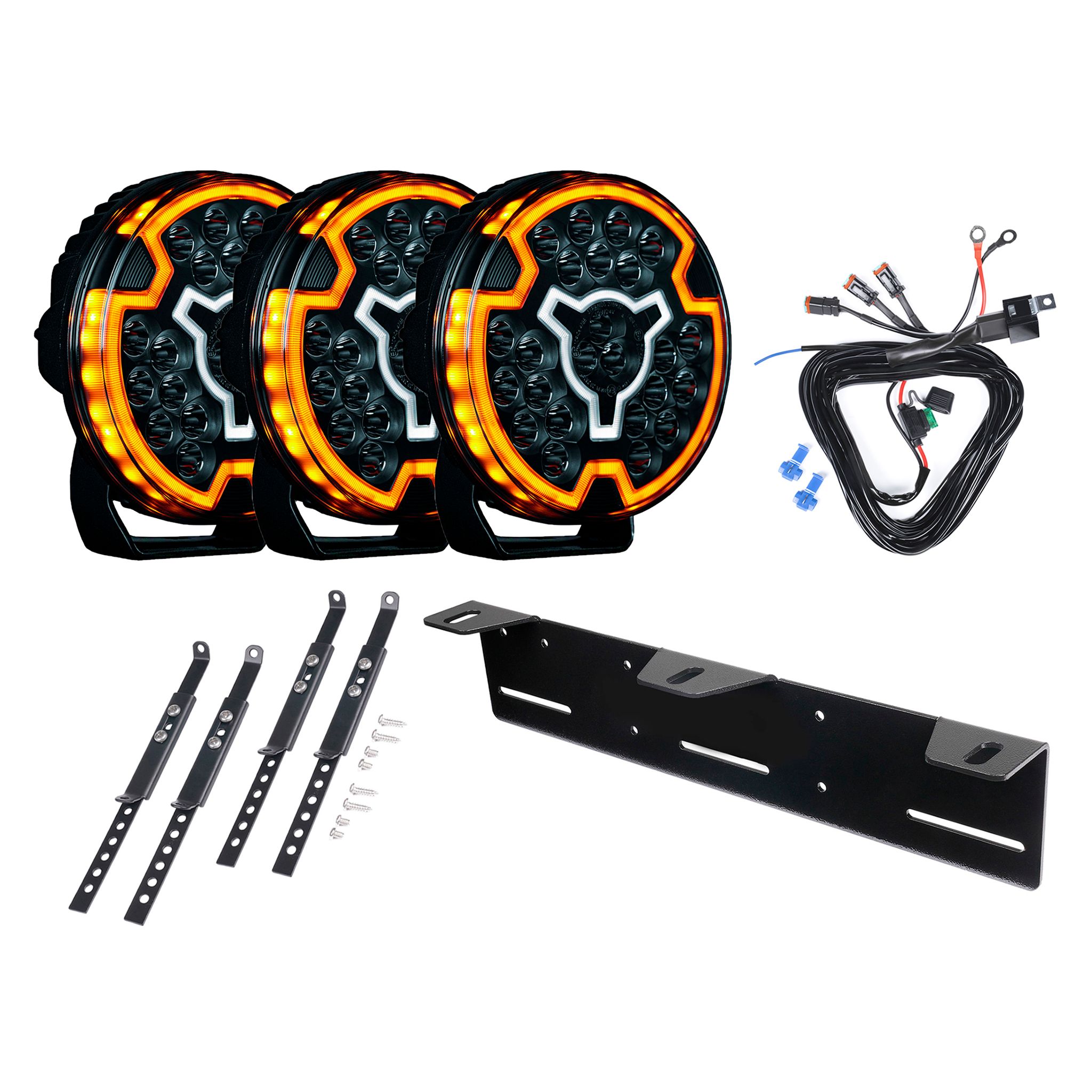 Auxiliary light Strands Freedom MP 7 - Round / 18 cm / 108W / Ref. 20, 3 pcs - Complete set afbeelding