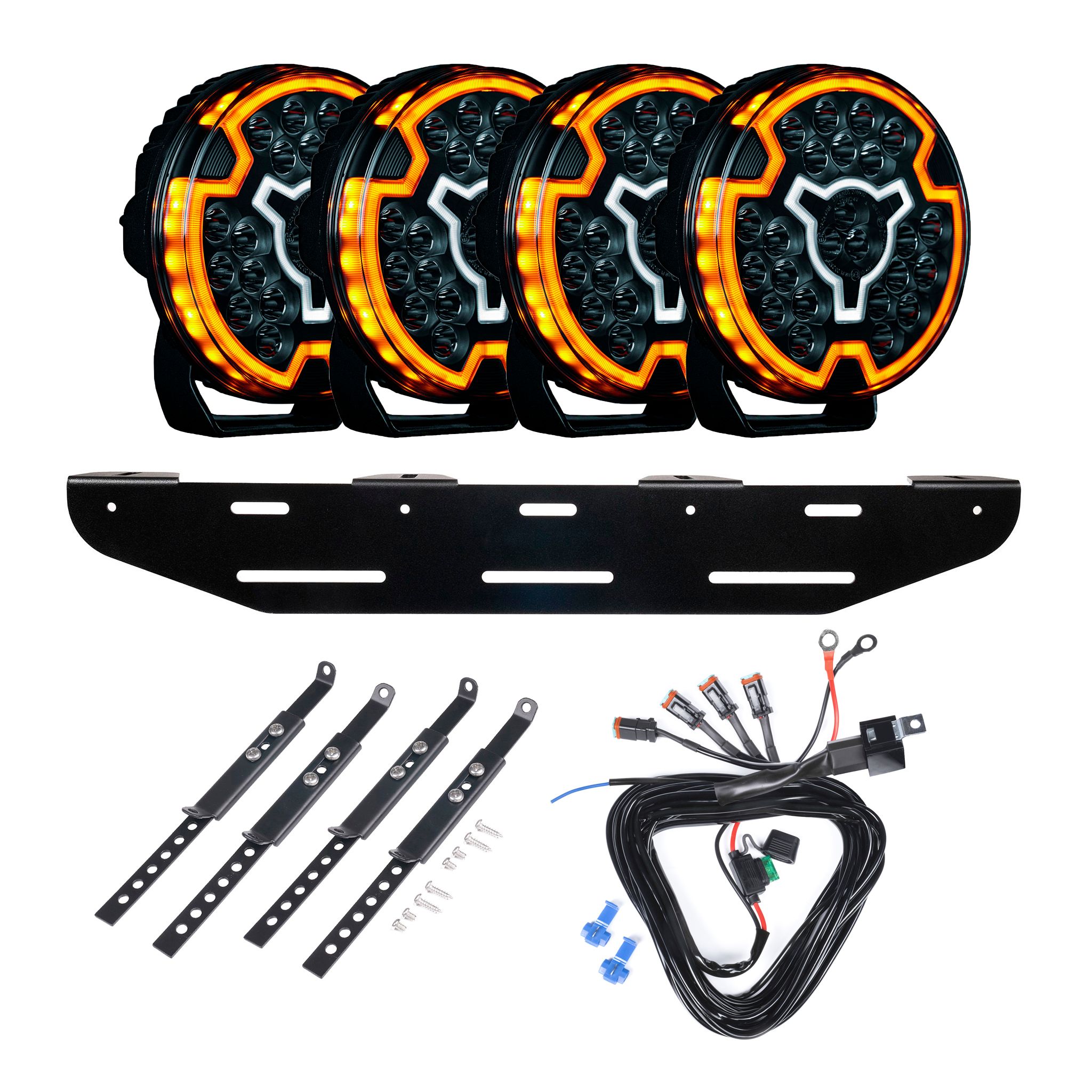 Auxiliary light Strands Freedom MP 7 - Round / 18 cm / 108W / Ref. 20, 4 pcs - Complete set afbeelding