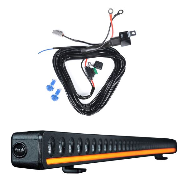 Ekstralys STRANDS Nuuk D-Line 40 - Rett / 101 cm / 216W, 1 stk + Relésats