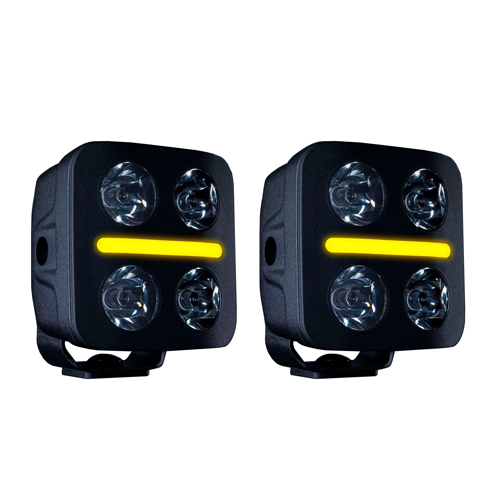 Auxiliary light Strands Nuuk D-Line QB 3 - Round / 9 cm / 40W / Off-road, 2 pcs afbeelding