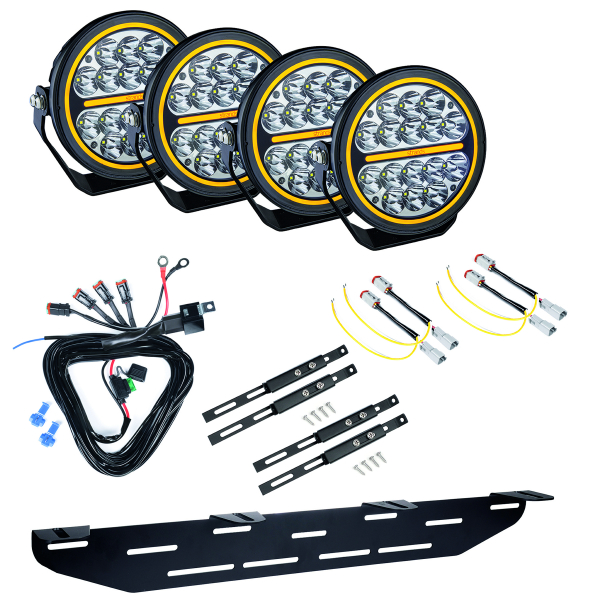 Auxiliary light Strands Siberia Night Ranger 7 SPOT - Round / 18 cm / 80W, 4 pcs - Complete package afbeelding 1