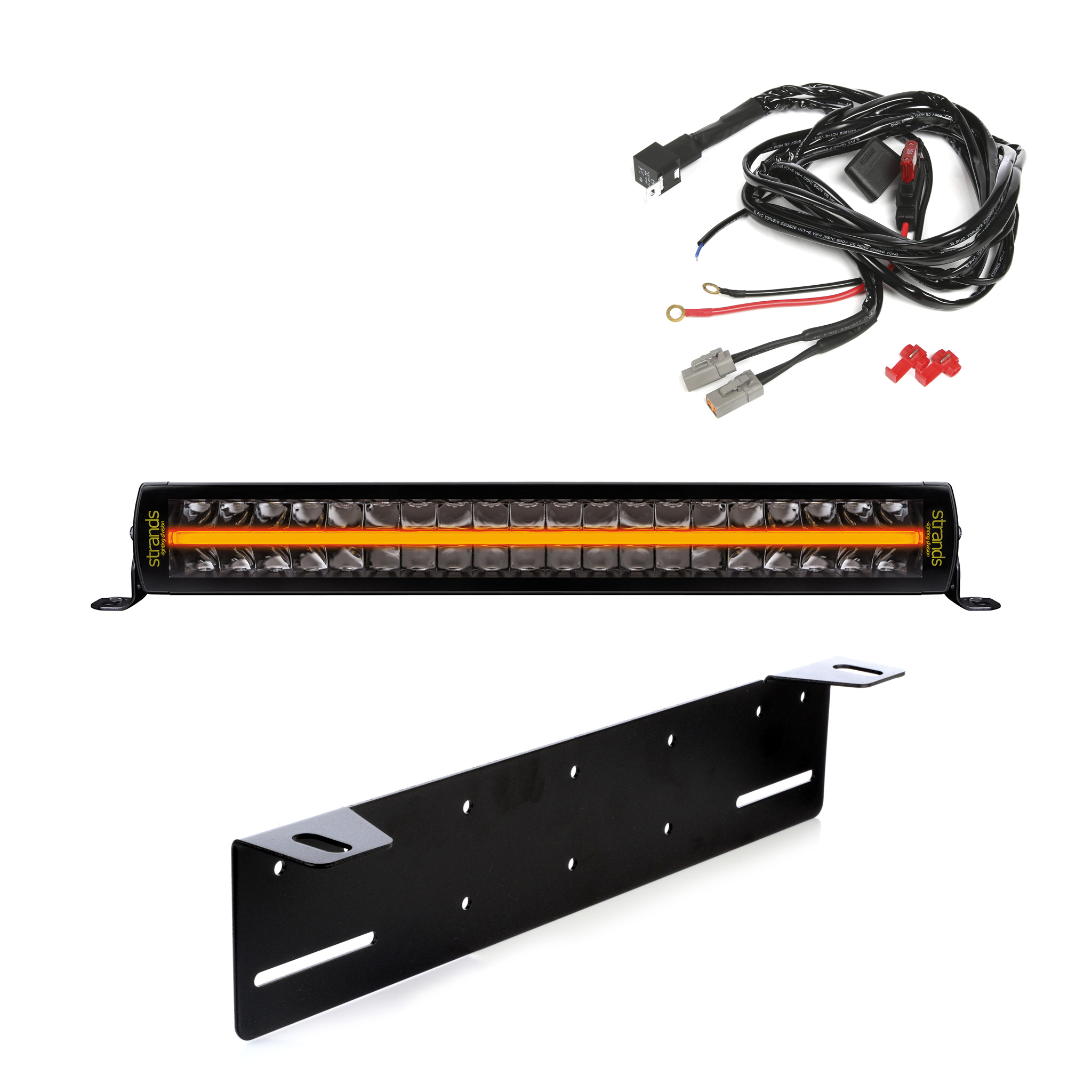 Extraljus Strands Siberia Outlaw 22 - Straight / 56 cm / 400W, 1 st - Komplett paket
