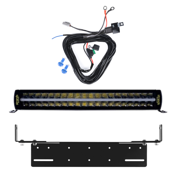 Led bar Strands Siberia Outlaw UDX 22 - Straight / 56 cm / 400W / Ref. 25, 1 pc - Complete package adjustable mounting afbeelding 1
