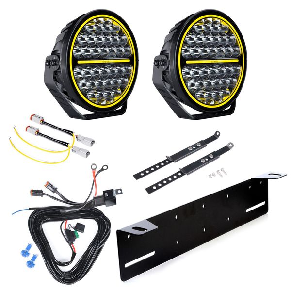 Auxiliary light Strands Siberia XP 9 - Round / 23 cm / 144W / Ref. 20, 2 pcs - Complete set afbeelding 1