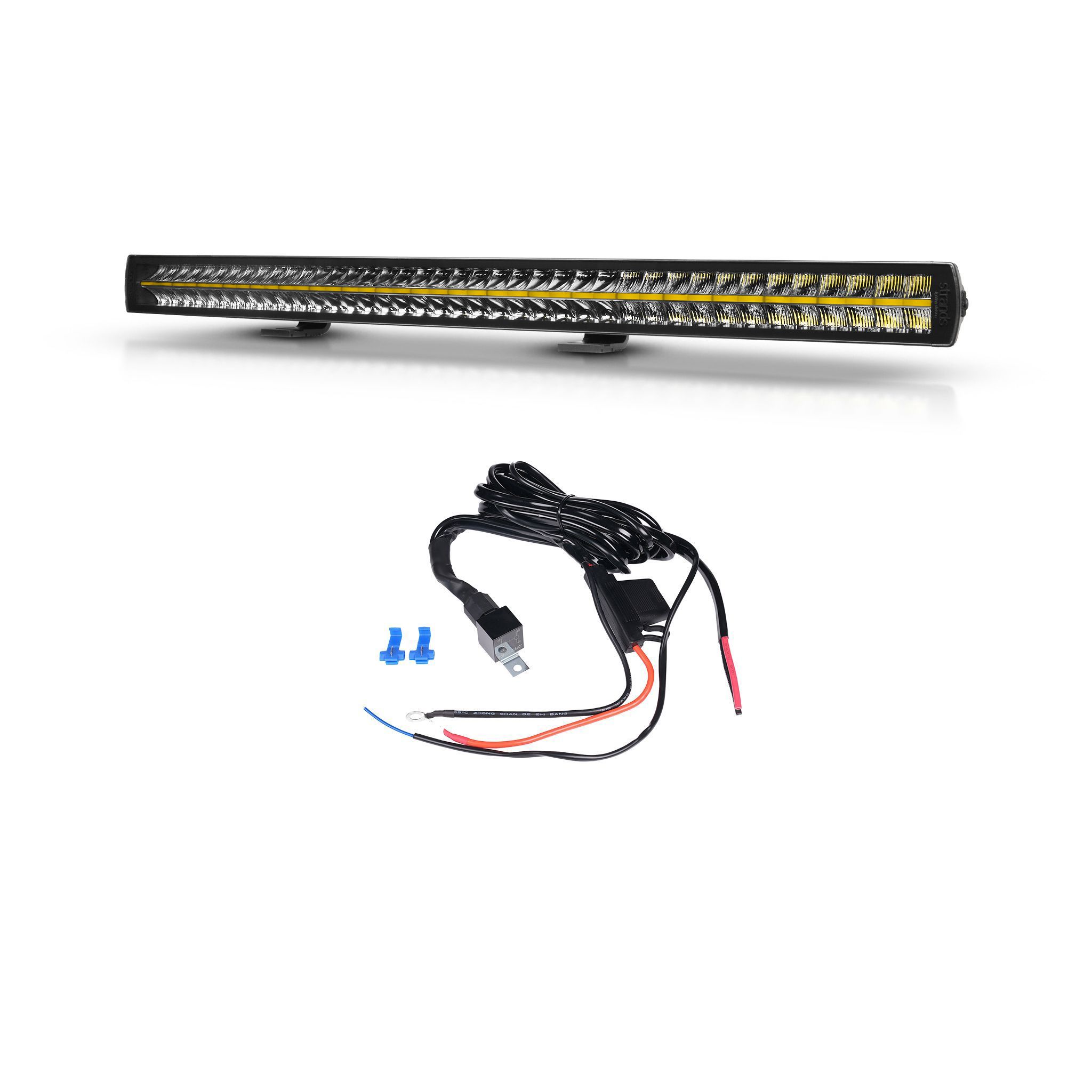 Additional light Strands Siberia XP DRC 42 - Curved / 107 cm / 334W / Off-road, Light + Wiring harness afbeelding