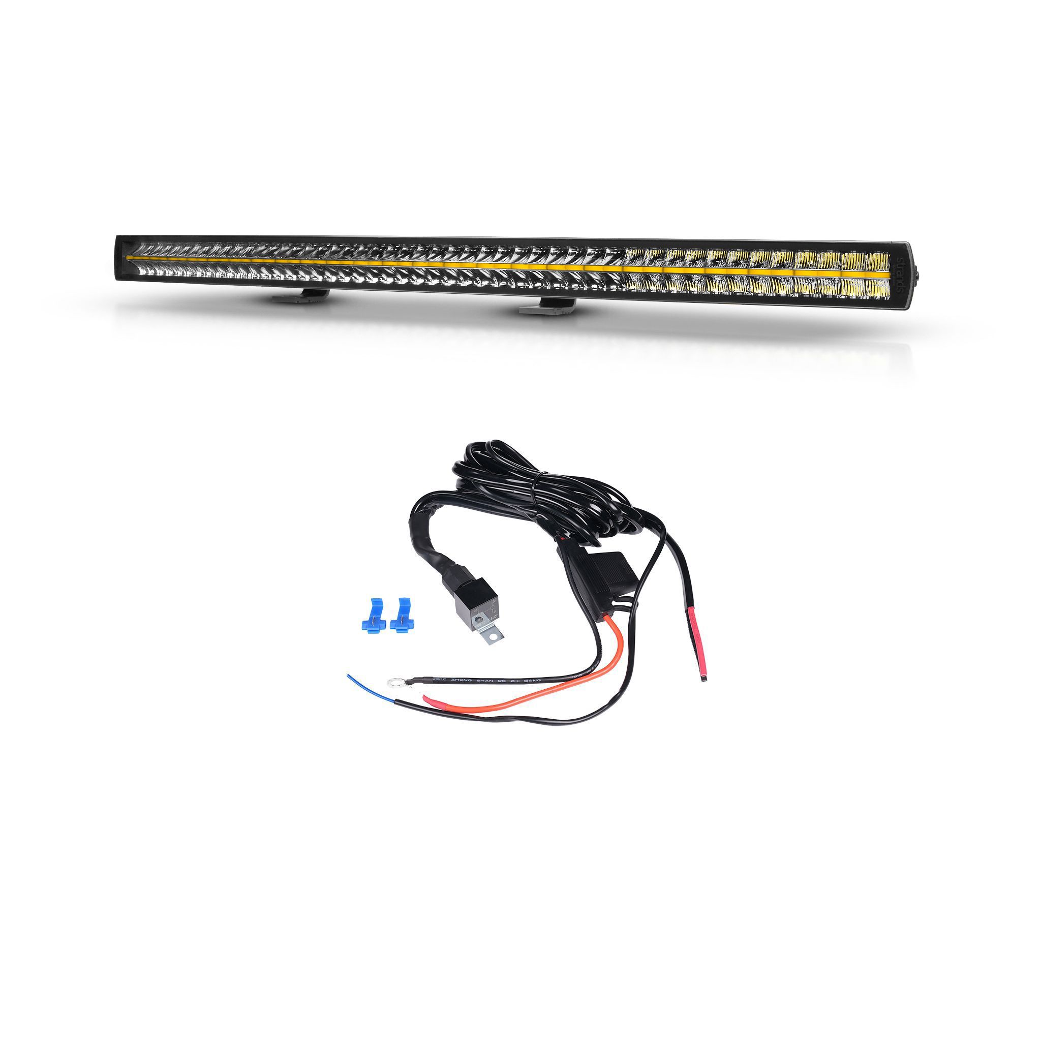 Led bar Strands Siberia XP DRC 50 - Curved / 128 cm / 404W / Off-road, Light + Wiring harness afbeelding