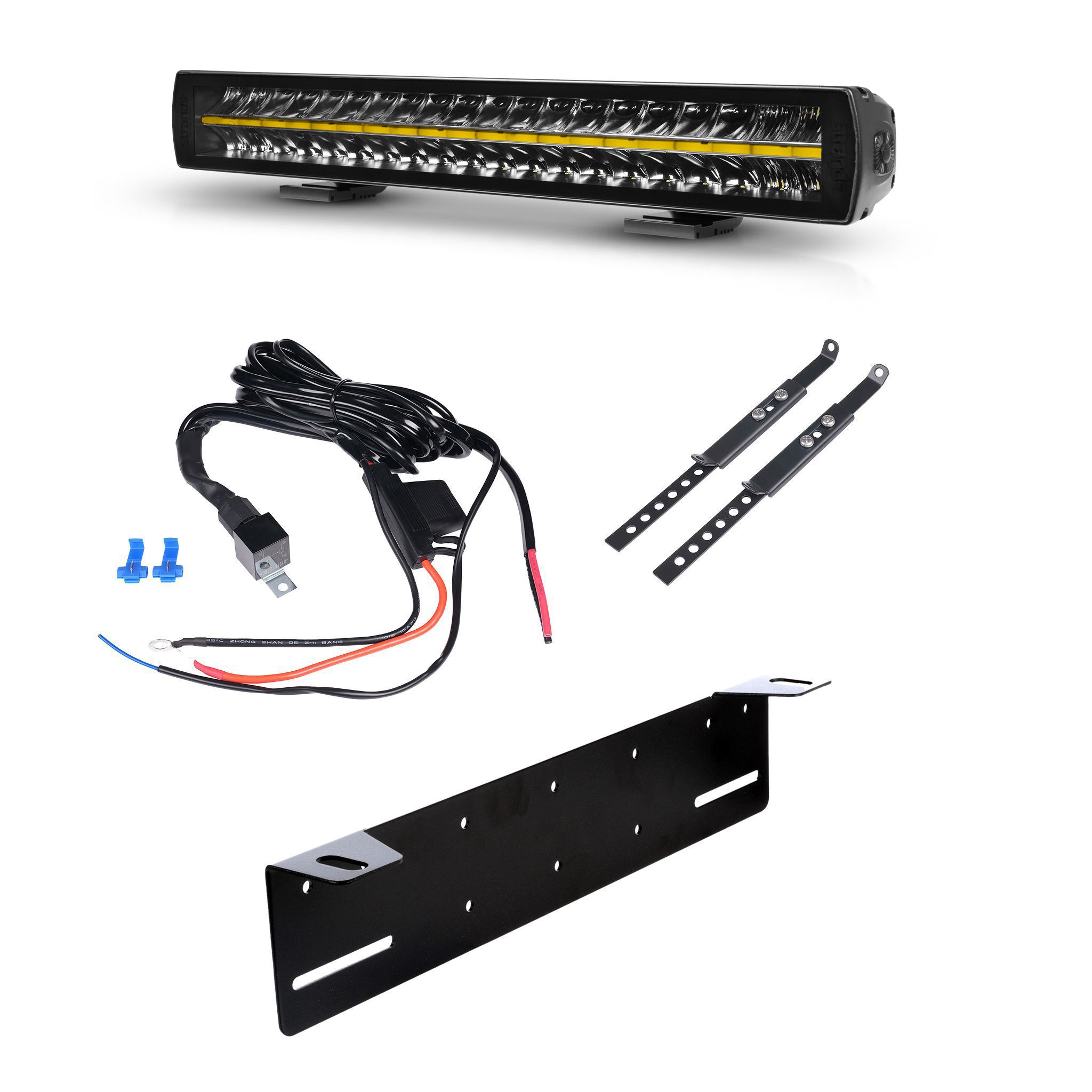 Led bar Strands Siberia XP DR 22 - Straight / 56 cm / 184W / Ref. 20, 1 pc - Complete set afbeelding