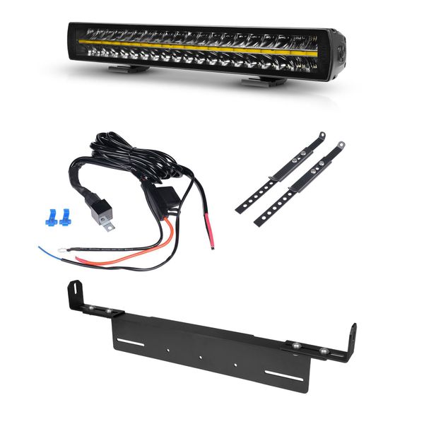 Led bar Strands Siberia XP DR 22 - Straight / 56 cm / 184W / Ref. 20, 1 pc - Complete set with adjustable holder afbeelding 1