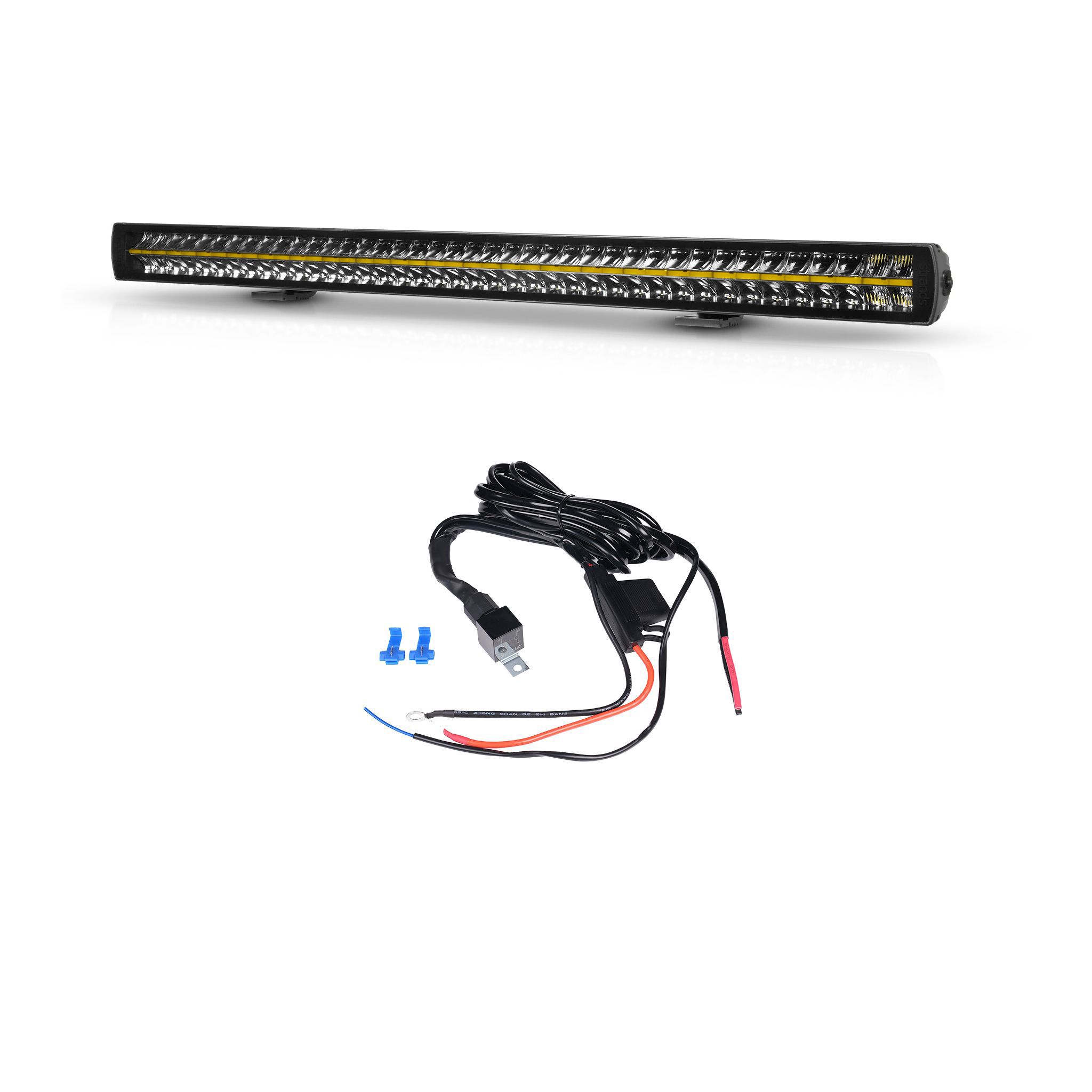 Led bar Strands Siberia XP DR 42 - Straight / 107 cm / 341W / Ref. 20, Light + Wiring harness afbeelding