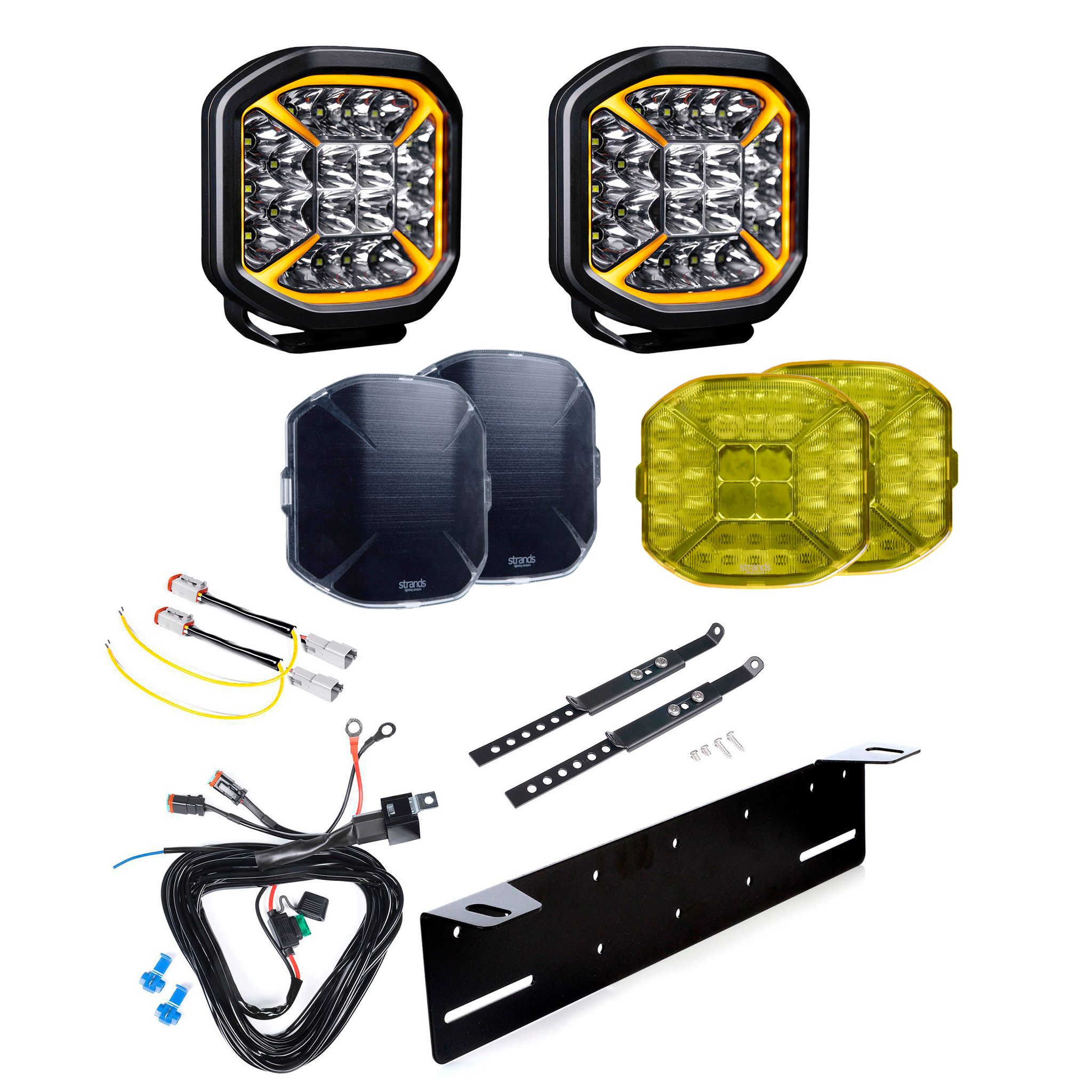 Auxiliary light Strands Siberia X 7 - Round / 18 cm / 96W / Ref. 20, 2 pcs - Complete set afbeelding