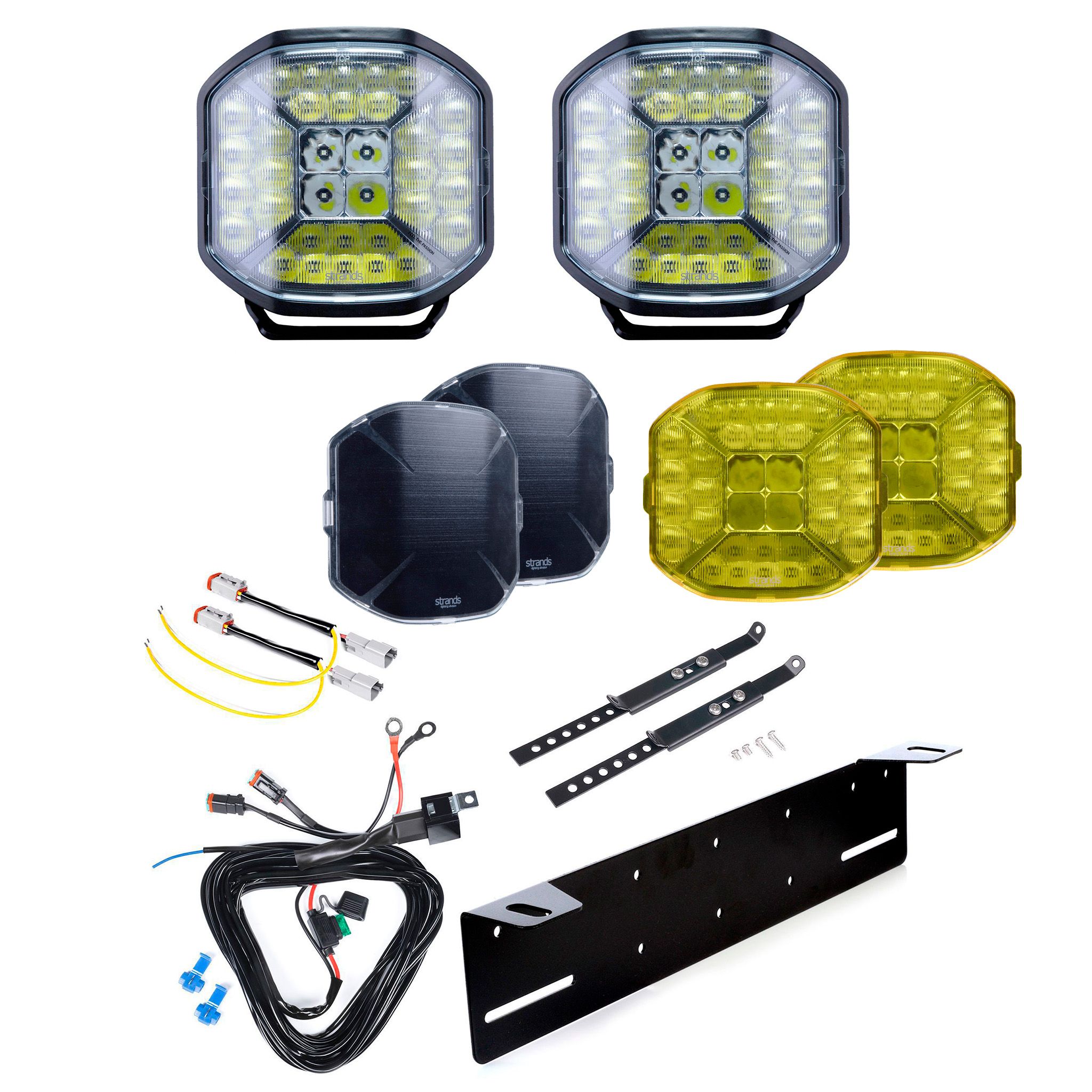 Auxiliary light Strands Siberia X 9 - Round / 23 cm / 164W / Ref. 20, 2 pcs - Complete set afbeelding