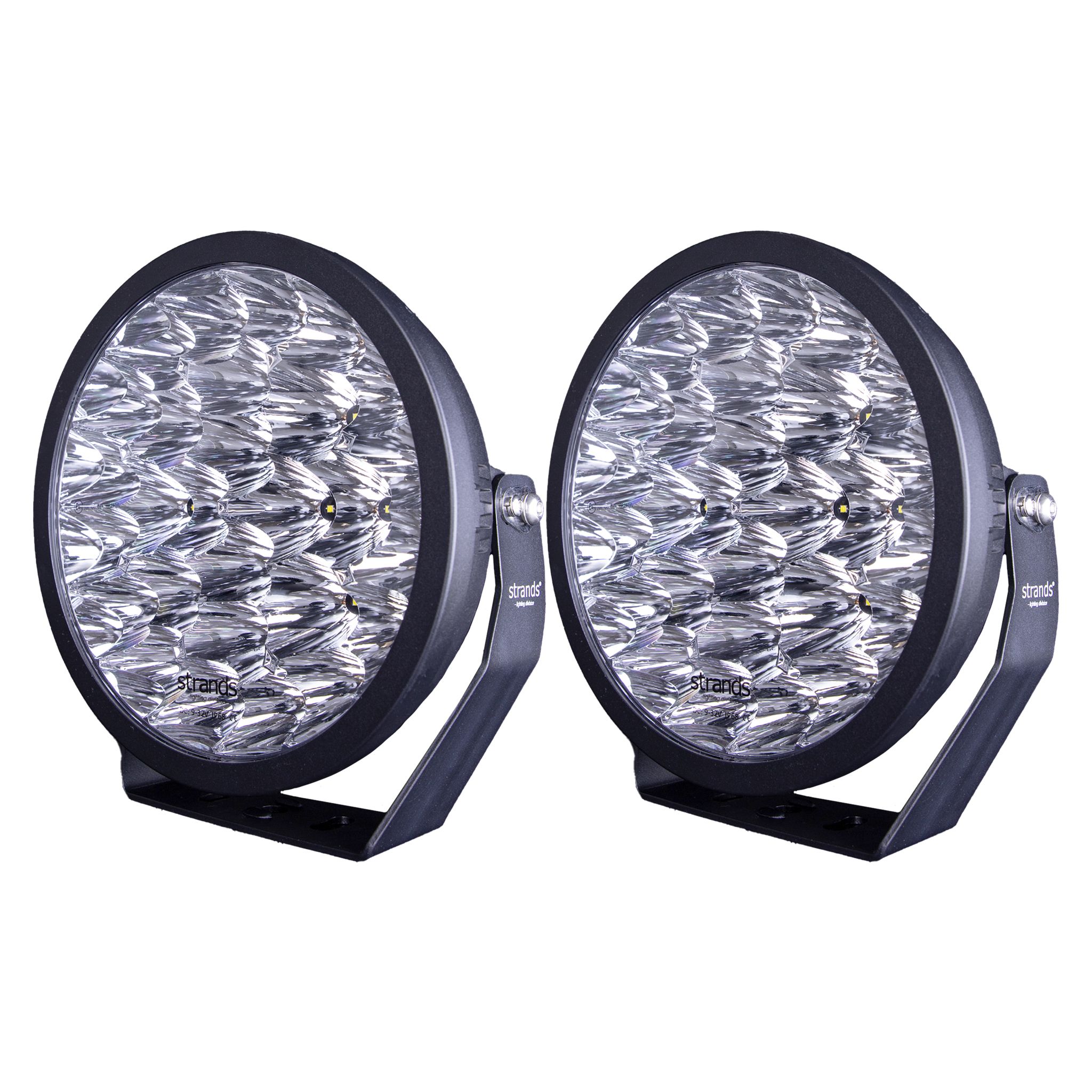 Auxiliary light Strands YUKON 9 2.0 Spot - Round / 23 cm / 113 W / Off-road, 2 pcs afbeelding