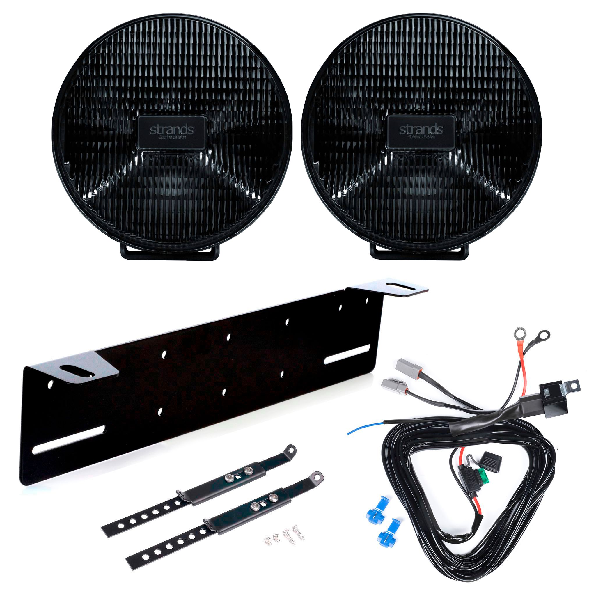 Additional light Strands Ize Led Og 9 Round / 23 cm / 172 W / Ref.20, 2 pcs - Complete set afbeelding