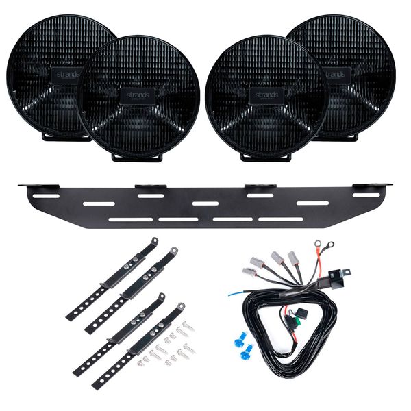 Additional light Strands Ize Led Og 9 Round / 23 cm / 172 W / Ref.20, 4 pcs - Complete set afbeelding 1