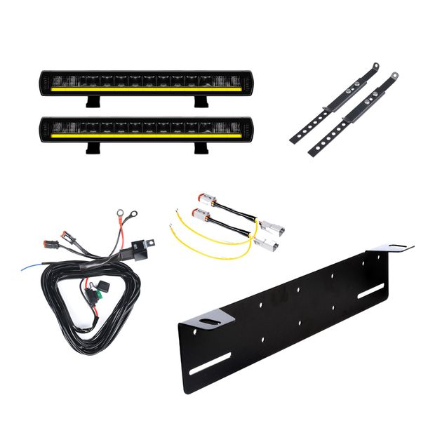 Led bar Strands Siberia XP SR 12 - Straight / 30 cm / 50W / Ref. 20, 2 pcs - Complete set afbeelding 1