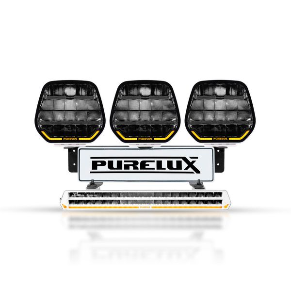 Extraljuspaket PURELUX WRC 10, 846W / 52 000 lm, Paket med vita Panther 9-extraljus