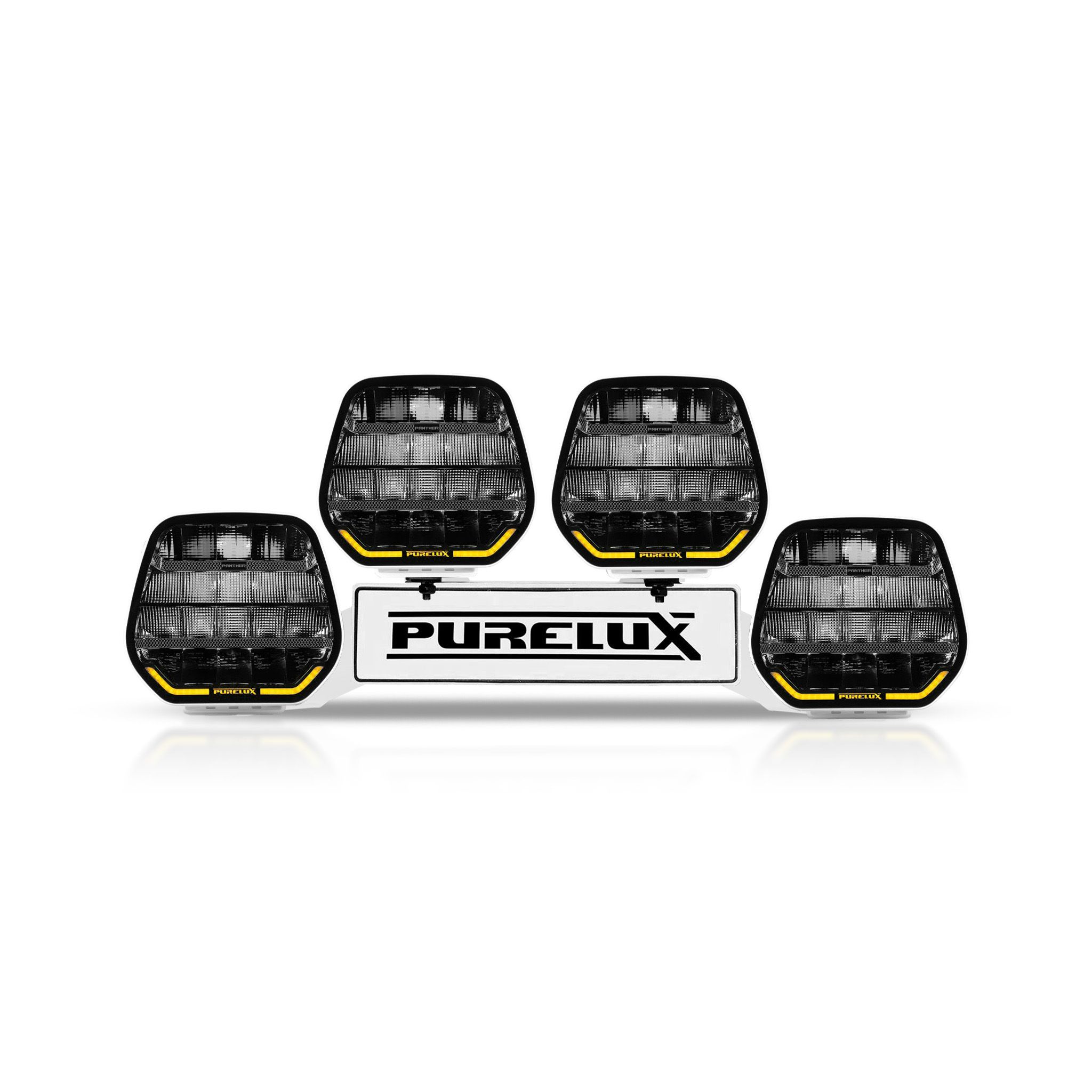 Auxiliary light kit Purelux WRC 12, 840W / 49 000 lm - Complete set, White afbeelding