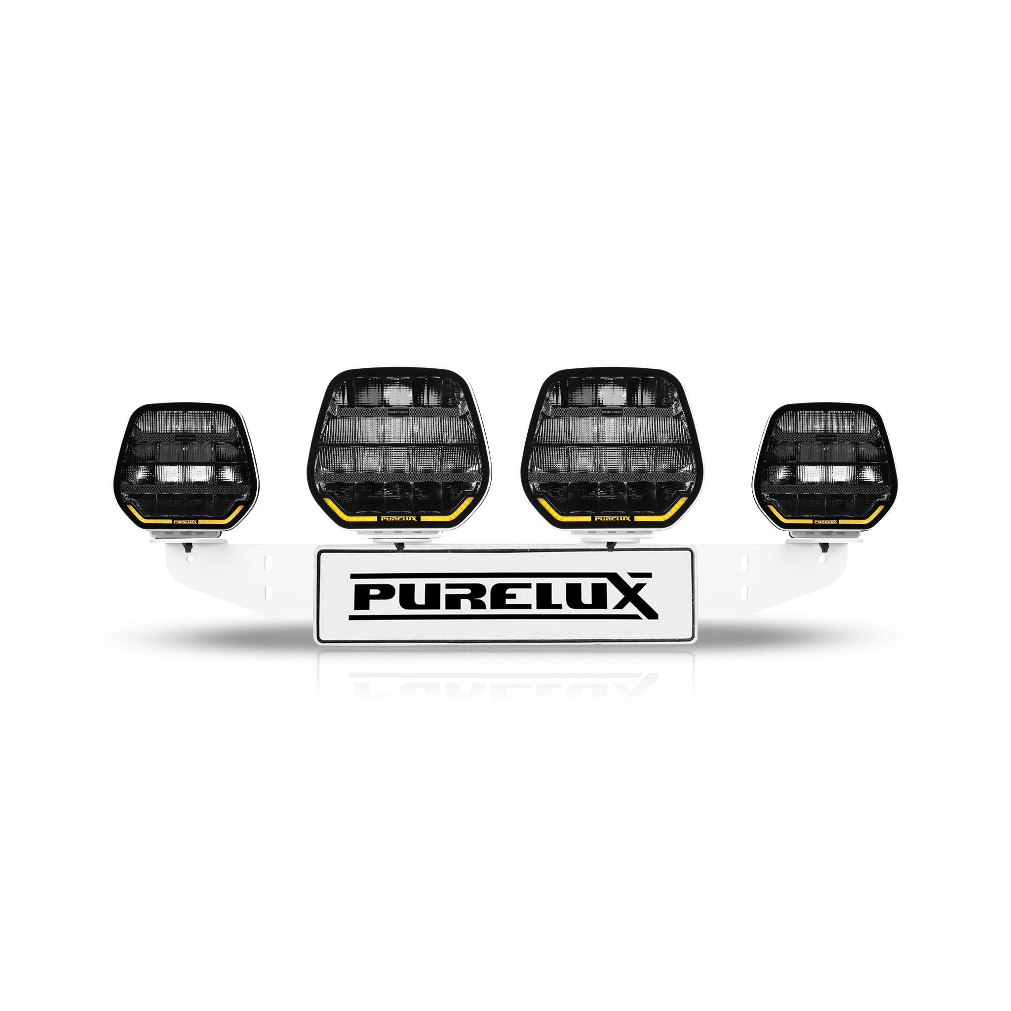 Auxiliary light kit Purelux WRC 20, 676W / 40 000 lm - Complete set, White afbeelding