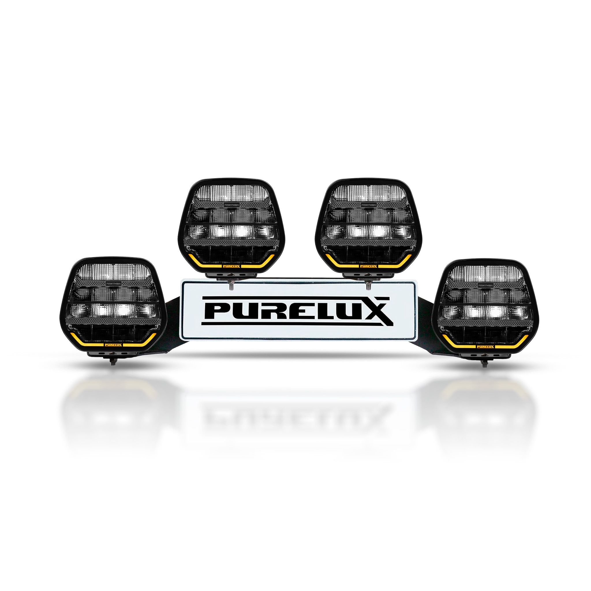 Auxiliary light kit Purelux WRC 23, 512W / 31 000 lm, Black afbeelding