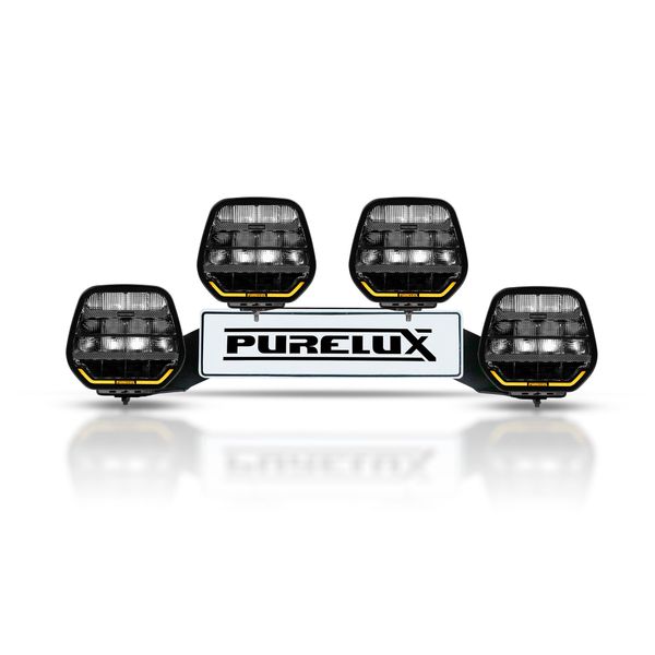 Extraljuspaket PURELUX WRC 23, 512W / 31 000 lm, Svart