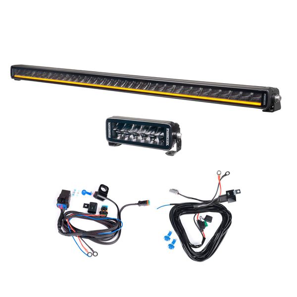 Additional light kit Polaris UTV (RZR, Xpedition, General&Ranger), Light set (Purelux Black) afbeelding 1