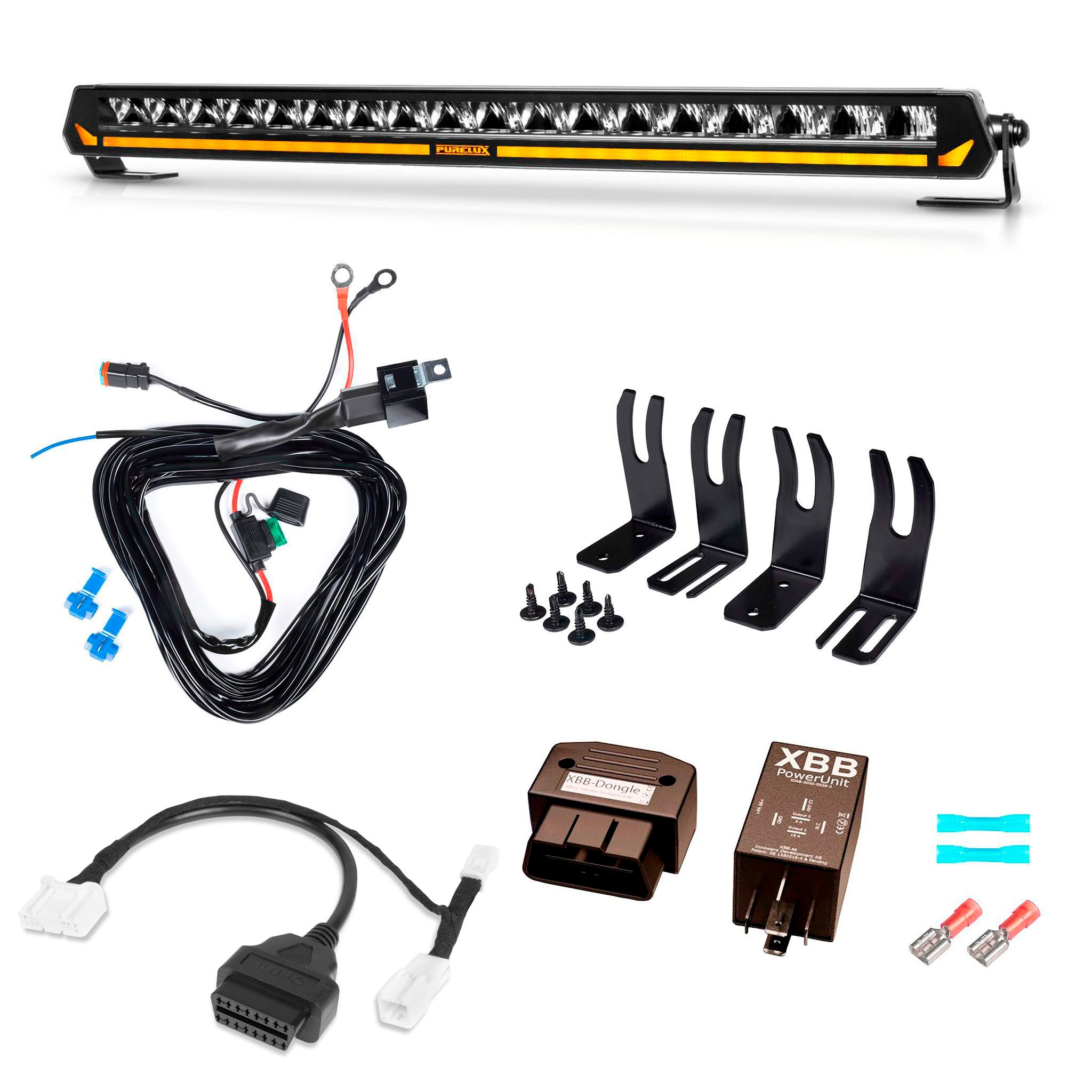 Auxiliary light set Tesla Model Y, Purelux Panter Aero C540 Juniper set afbeelding