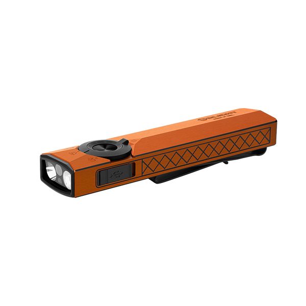 Lommelykt OLIGHT ArkPro Ultra - 1700 lm / 124 mm / Oppladbar, Oransje