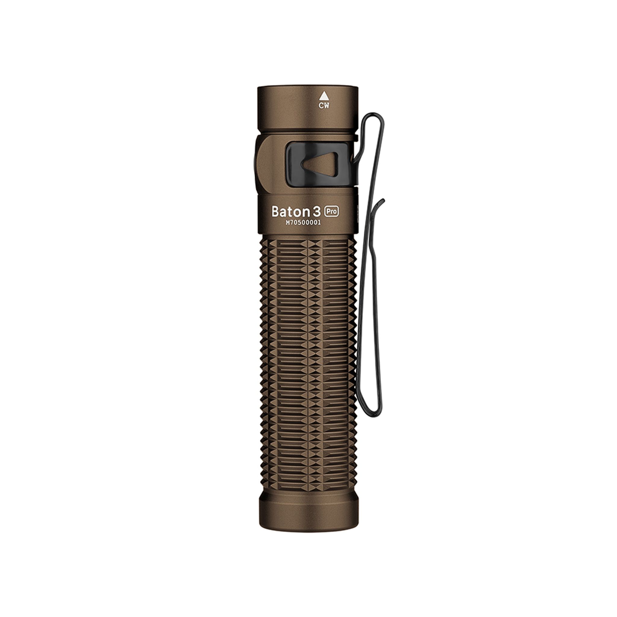 Läs mer om Ficklampa Olight Baton 3 Pro, 1500 lm, Desert Tan
