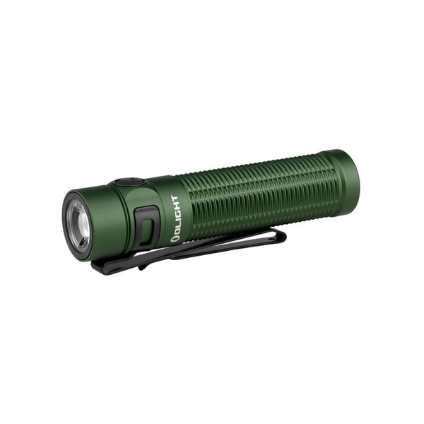 Ficklampa Olight Baton 3 Pro Max - 2500 lm / 114 mm / Laddbar, Gr&ouml;n (kall vit)