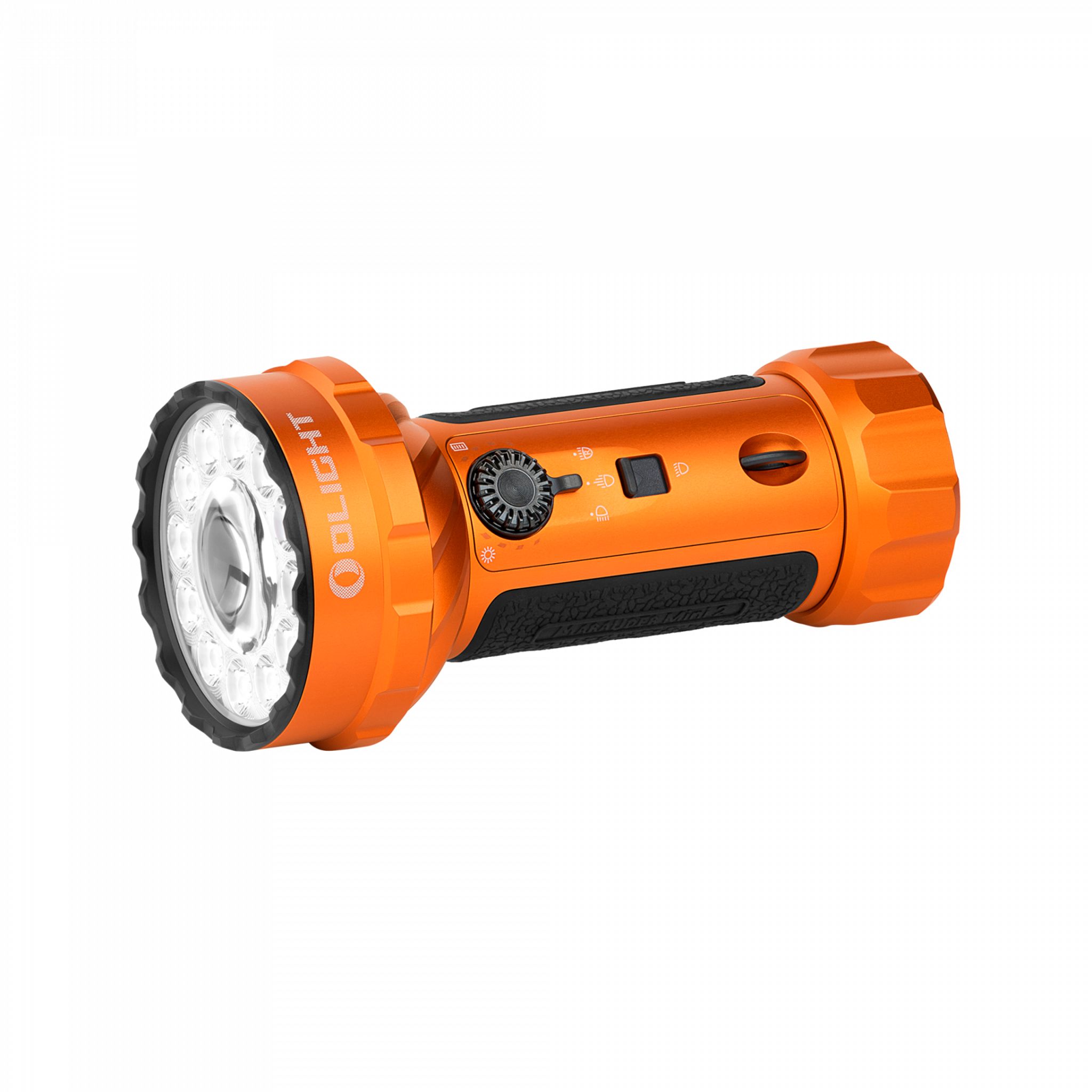 Taskulamppu Olight Marauder Mini 2 - 10000 lm / 133 mm / Ladattava, Oranssi