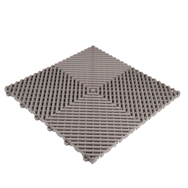 Garagegolv DR DIRT Garage Plaza HD – Original (1,92 m²), Grå, 1,92 m² (12-pack)