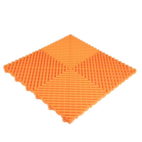 Lattialaatta Dr Dirt Garage Plaza HD– Original (1,92 m²), Oranssi, 1.92 m² (12 laattaa)
