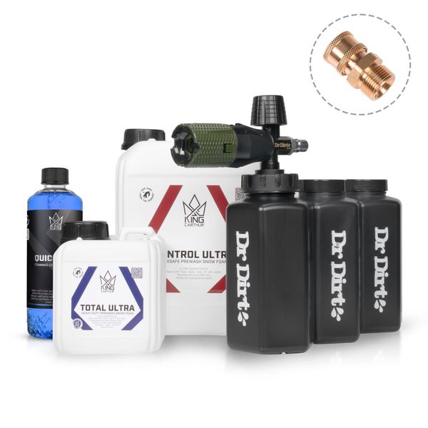 Dr Dirt Vaahdotussetti painepesuriin - DELUXE, M22 Uros (Kränzle)