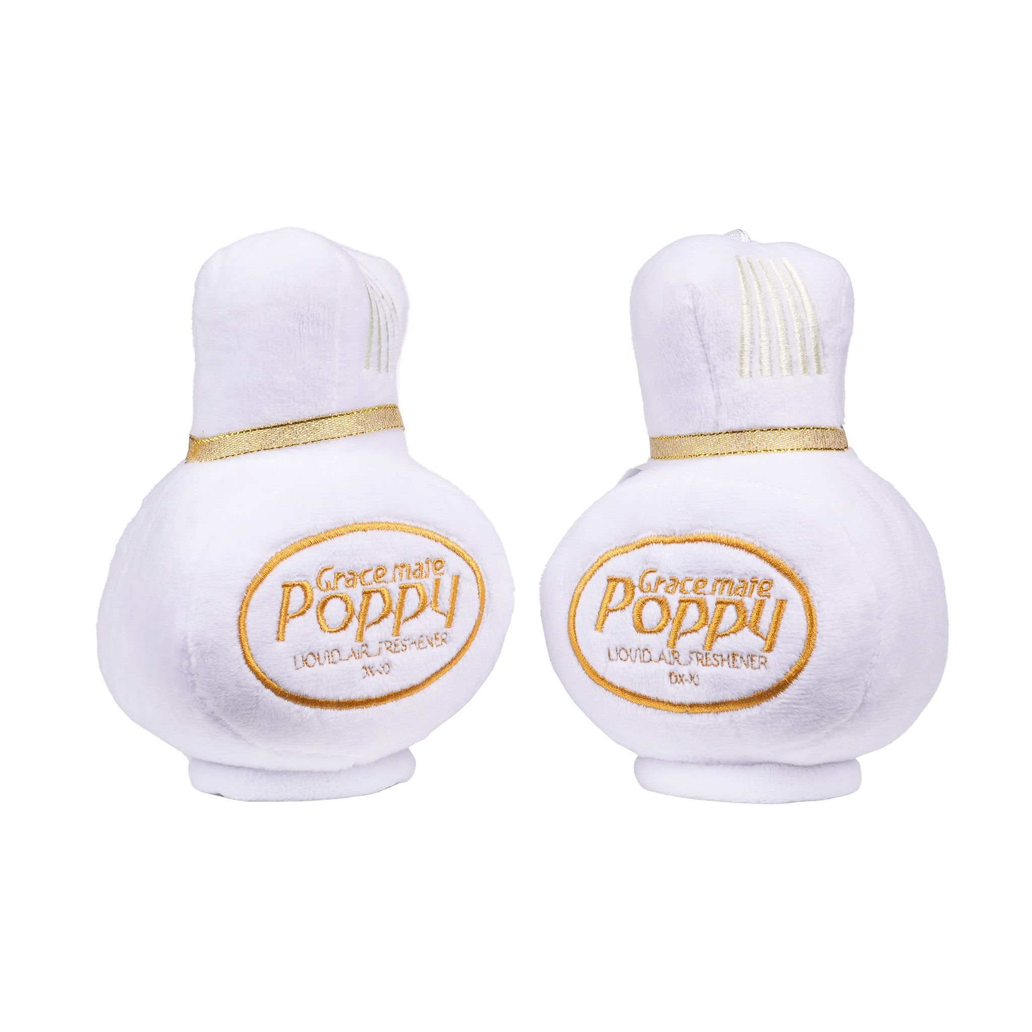 Karvanopat Grace Mate Poppy Pluche Bottle, Valkoinen