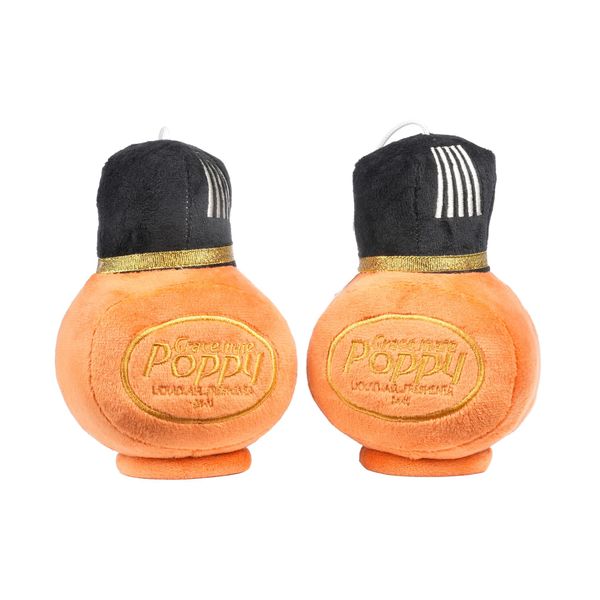 Plyschdekoration Grace Mate Poppy Pluche Bottle, Brun