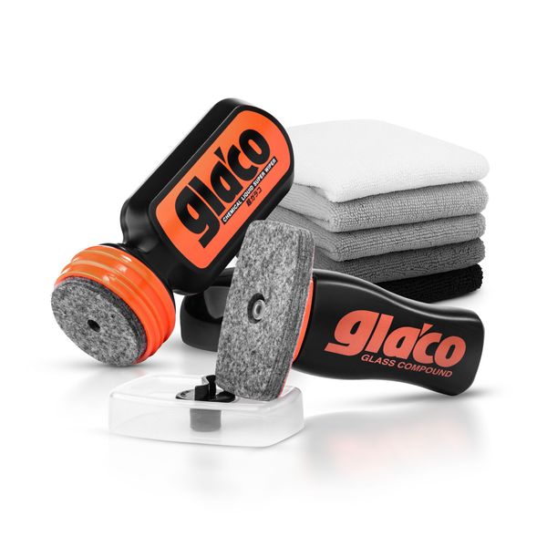 Glasförsegling SOFT99 Ultra Glaco, 70 ml, Glasförsegling + Mikrofiberdukar (5st) + Glasrengöring