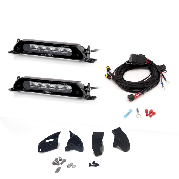 Ekstralyspakke til Volkswagen Caddy (2015+), 2 x LAZER Linear 6, Lineær 6 STD