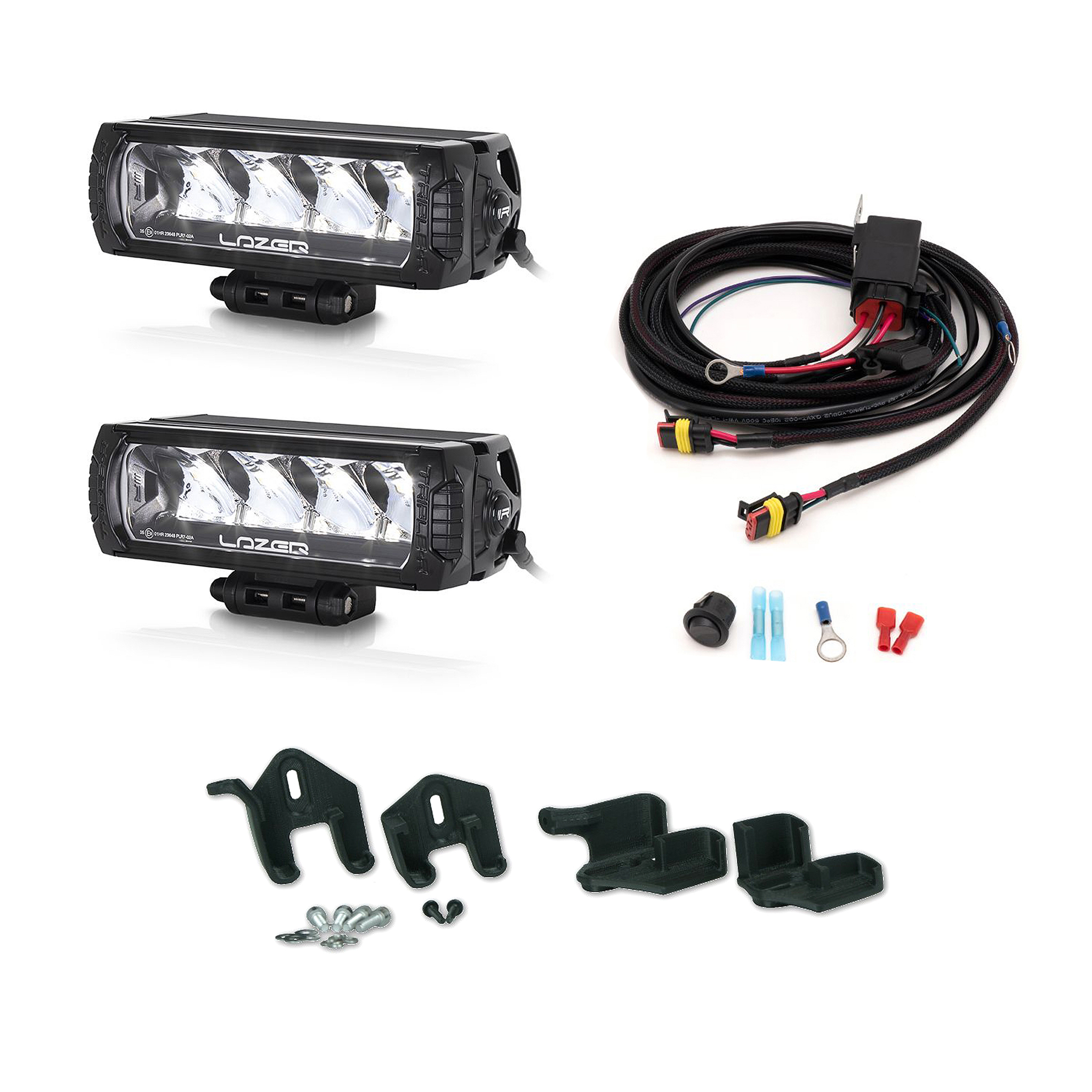 Led bar kit Ford Transit Custom (2012+), 2 x Lazer Triple-R 750, Triple-R 750 GEN2 (Parking light) afbeelding